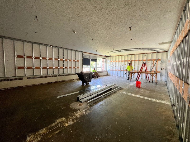 The renovations of the Uccellini Family Science Center at Saint Gregory's School in Albany, NY