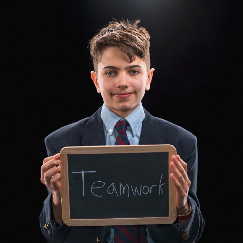 private school 8th grader Jude's favorite thing about Saint Gregory's School is teamwork