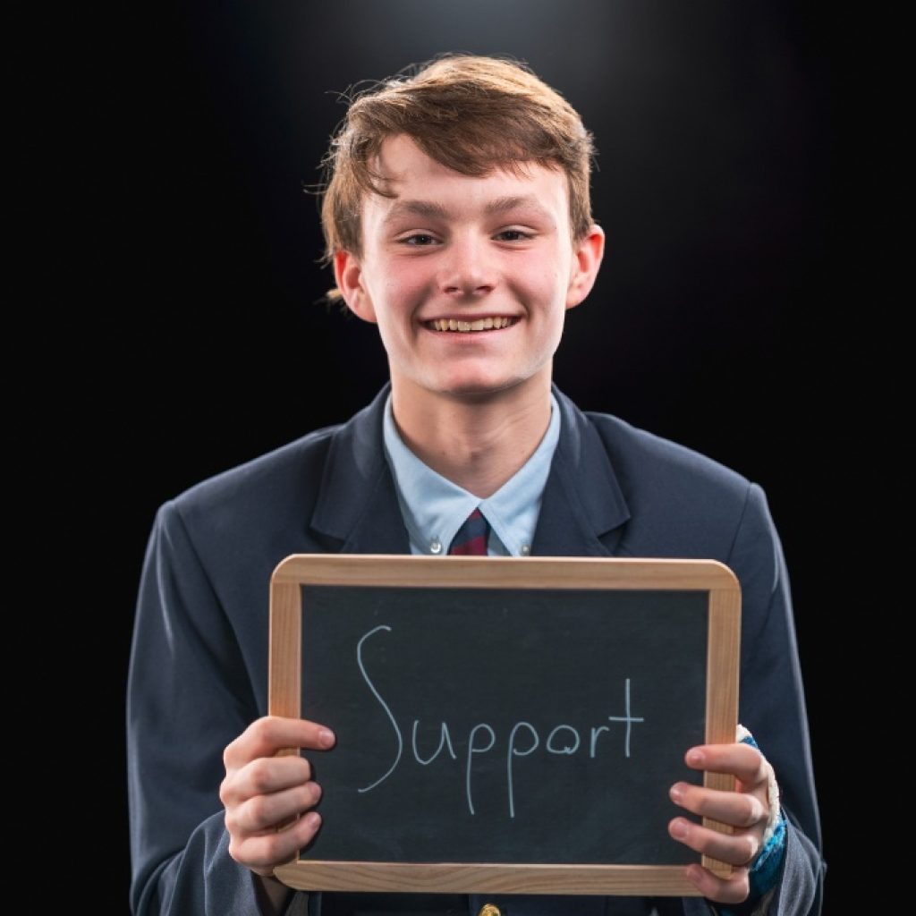 private school 8th grader Leif's favorite thing about Saint Gregory's School is the support he gets