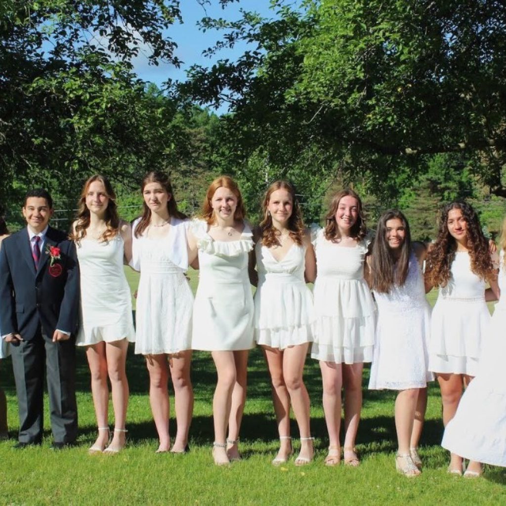 Saint Gregory's School eighth graders at their graduation