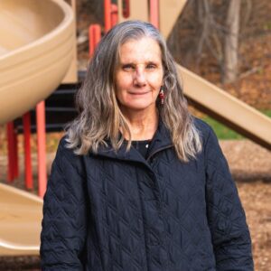 Pre-K 2 Aid Mrs. Pavelec at the Saint Gregory's School Playground