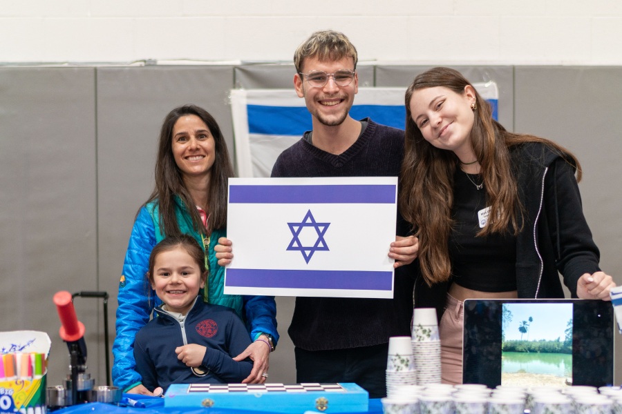 Israel at the second annual Saint Gregory's School Multi-Cultural Fair in Loudonville, NY