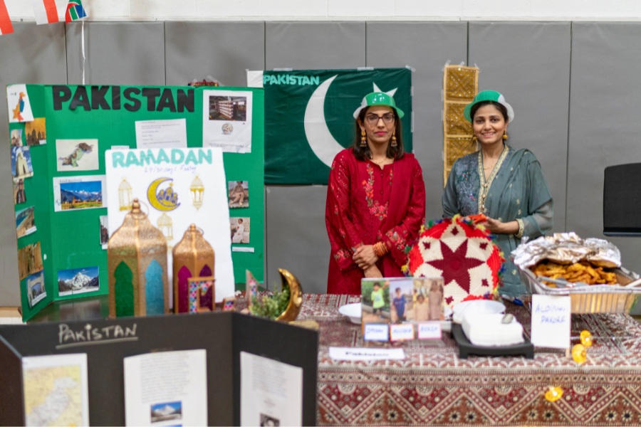 Pakistan at the second annual Saint Gregory's School Multi-Cultural Fair in Loudonville, NY