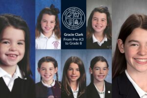 Photos of Gracie Clark through the years at Saint Gregory's School in Albany, NY