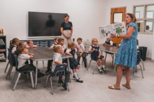 private school students in the classroom learning with their teachers in Loudonville, NY