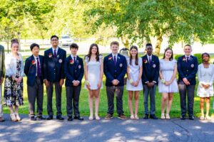 Saint Gregory's School 8th graders at the 2024 graduation