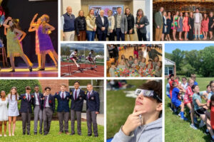 Collage of highlights of the 2023-2024 school year at Saint Gregory's School in Loudonville, NY