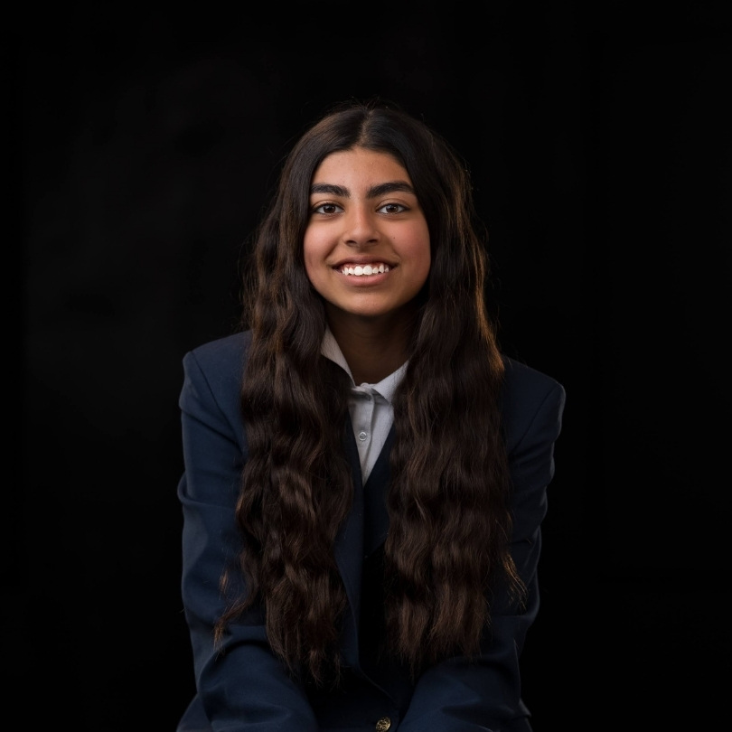 Headshot of Saint Gregory's School 8th grader Aleeza