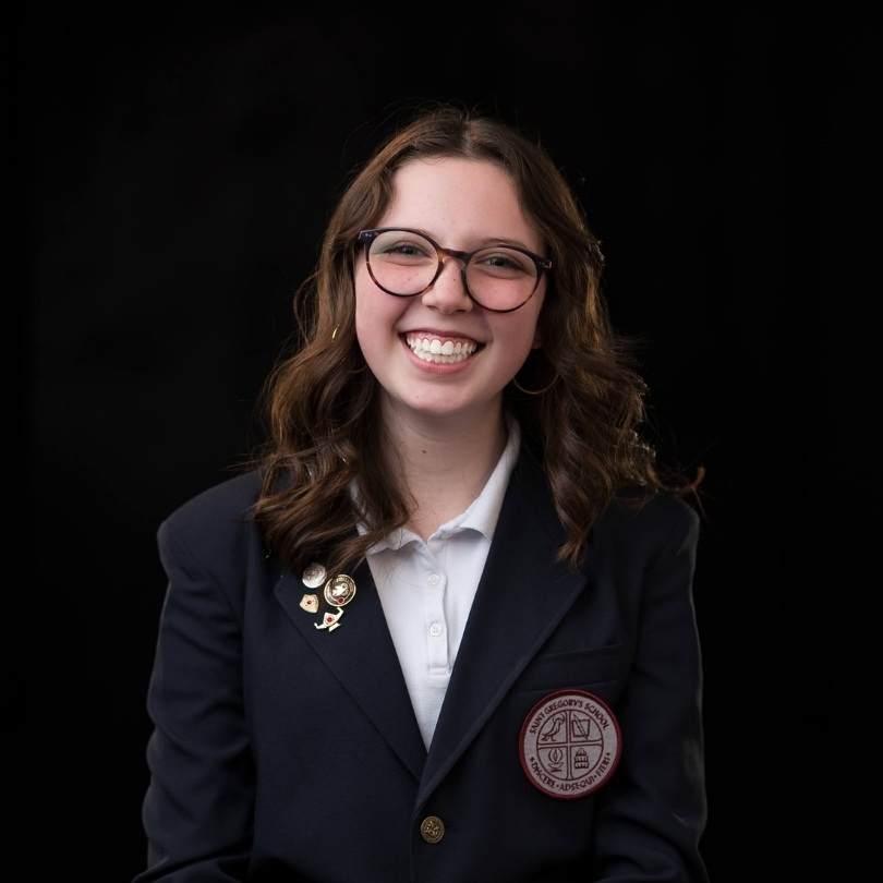 Headshot of Saint Gregory's School 8th grader Mady