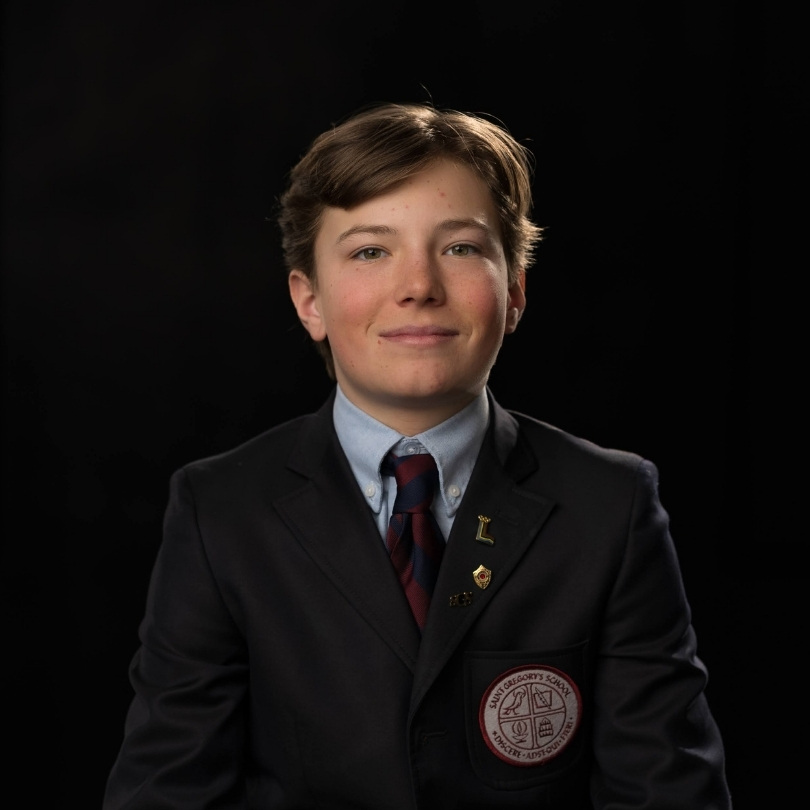 Headshot of Saint Gregory's School 8th grader Marshall