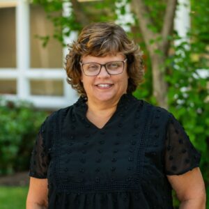 Headshot of Mrs. Planz, the Pre-K3 teacher at Saint Gregory's School